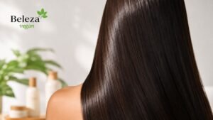 Aprenda como eliminar o frizz em cabelos lisos com uma rotina vegana leve e eficaz para fios alinhados e brilhantes.